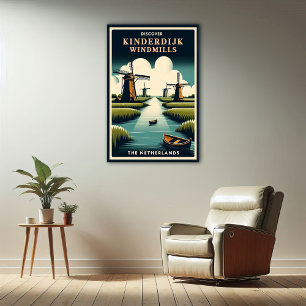 Póster Afiche de Viaje de Viajes de Viaje de Viajes de Ki