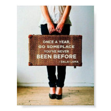 Afiche de viaje del Dalai Lama