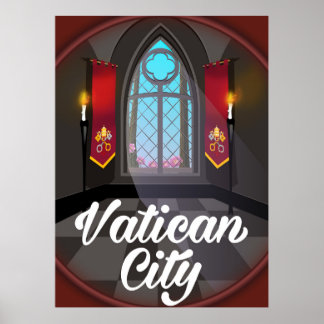 Póster Afiche de viaje del personalizado de la ciudad del