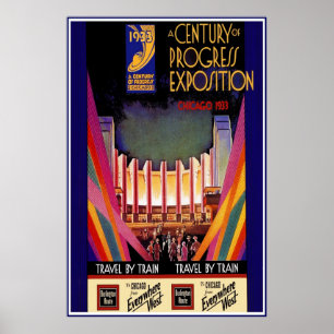 Póster Afiche de viaje del Poster de viajes Vintage Chica