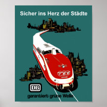 Afiche de viajes de Alemania