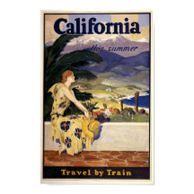 Afiche de Viajes de California