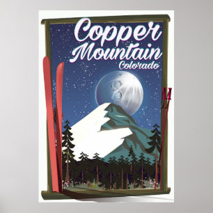 Póster Afiche de viajes de Colorado