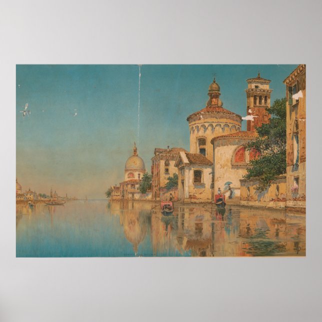 Póster Afiche de viajes de Italia (Frente)