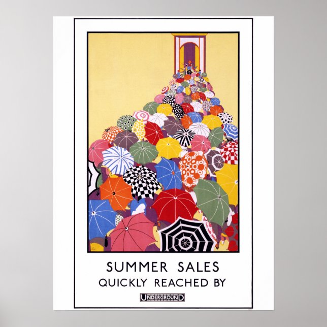 Póster Afiche de viajes de Londres (Frente)