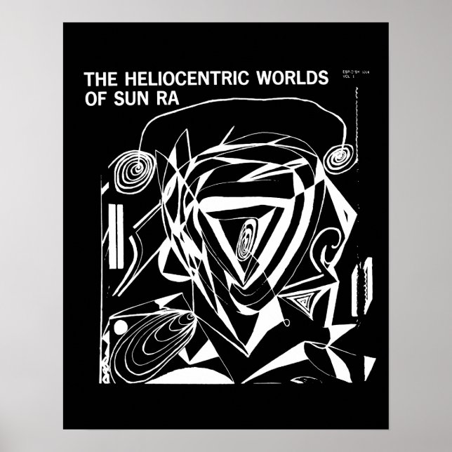 Póster Afiche del Vintage de Sun Ra Jazz (Frente)