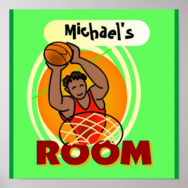 Póster Afiche para niños en el dormitorio (Frente)