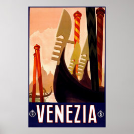 Póster Afiche "Venecia" de viaje italiano