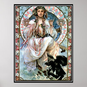 Póster Afiche vintage alphonse・