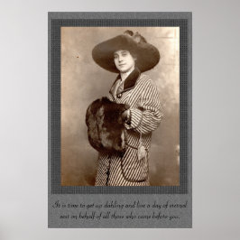 Póster Afiche vintage del eterno zest 18x24