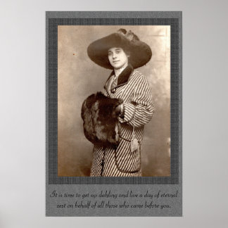 Póster Afiche vintage del eterno zest 18x24