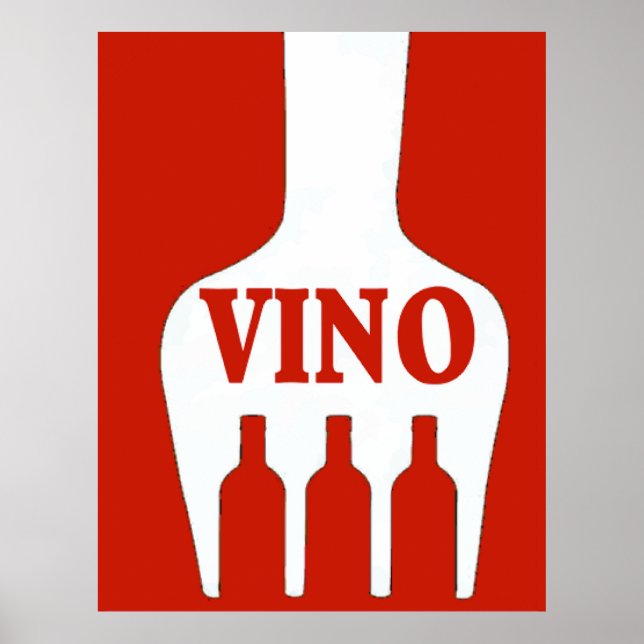 Póster Afiches Vino-Vintage (Frente)