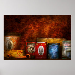 Póster Afición - fumador - tubos que fuman