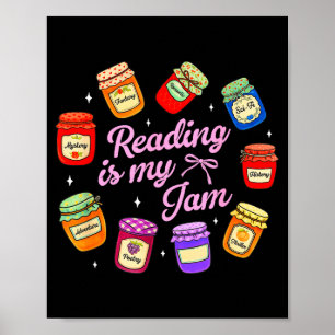 Póster Aficionado a los libros bibliotecario lector leer 