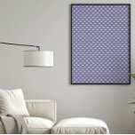 Póster Aficionados al Art Deco Aluminio azul morado amari<br><div class="desc">¿Te gusta el arte inspirado en el arte deco? Este estilo art decó está compuesto por formas de ventilador amarillos sobre un fondo azul violeta.</div>
