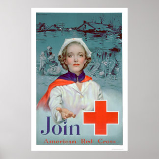 Póster Afiliación a la Cruz Roja - Enfermero (US00306)
