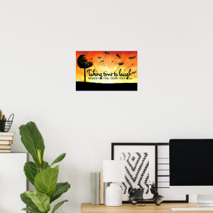 Póster Afirmación de motivación por "tomarte el tiempo de