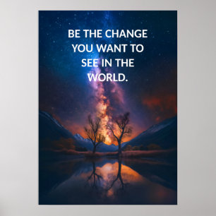 Póster Afirmación Positiva Humilde Esperanza Poster