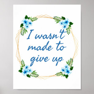 Póster afirmaciones inspiracionales para el éxito