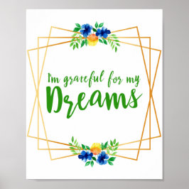 Póster afirmaciones motivacionales para la vida y el amor