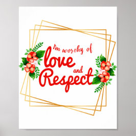 Póster afirmaciones motivacionales para soñadores