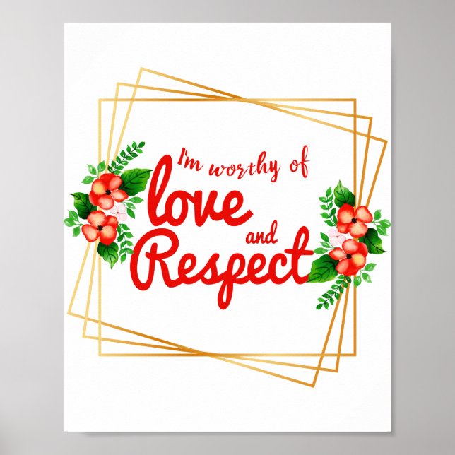 Póster afirmaciones motivacionales para soñadores (Frente)