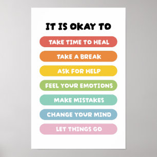 Póster Afirmaciones Positivas