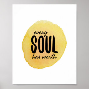 Póster afirmaciones positivas de vibes para el autocuidad