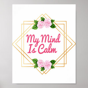 Póster afirmaciones positivas para la inspiración