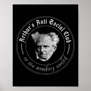 Póster Aforismos de filosofía de Schopenhauer Arthurs Ant