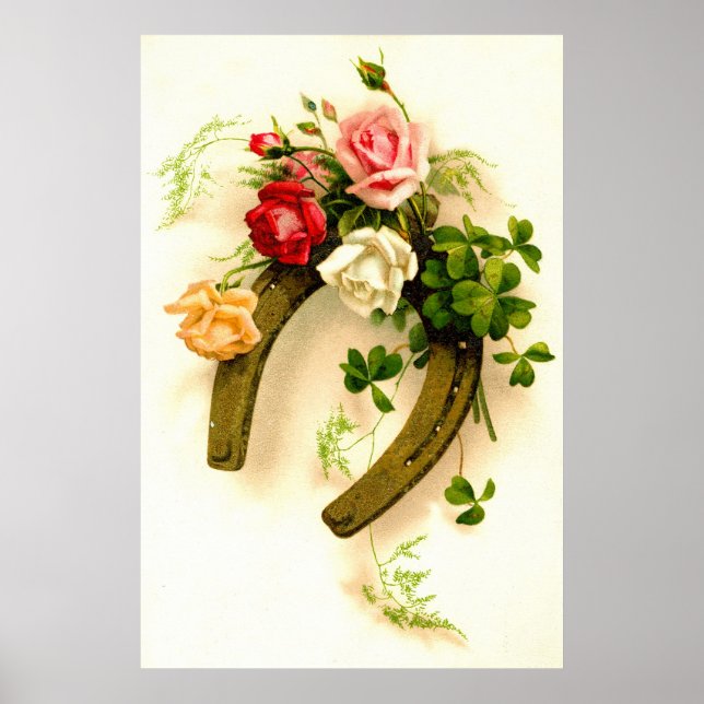 Póster Afortunada Horseshoe (Frente)