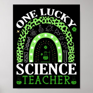 Póster Afortunado de ser un profesor de ciencias Química