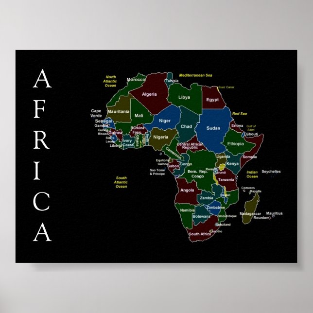 Póster Africa (Frente)