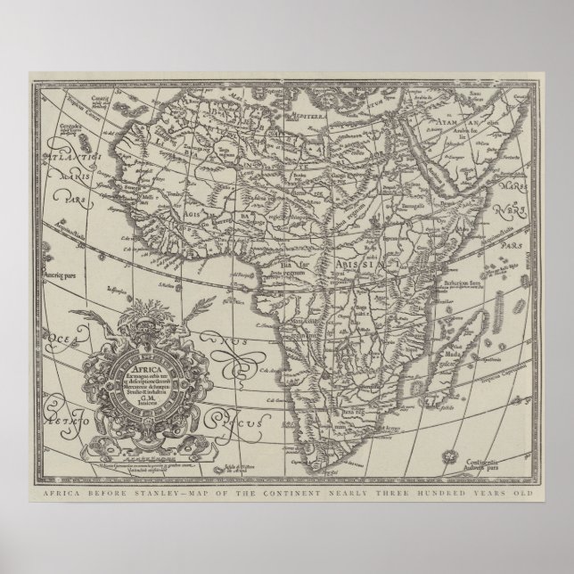 Póster África antes de Stanley (Frente)