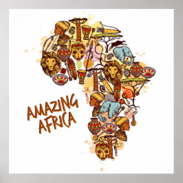 Póster África asombrosa