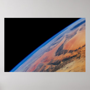 Póster África Del Norte Y El Gran Desierto Libio.