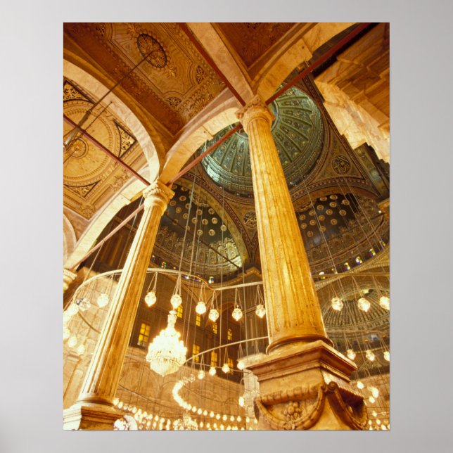 Póster ÁFRICA, Egipto, El Cairo, Mezquita Muhammad Ali (Frente)