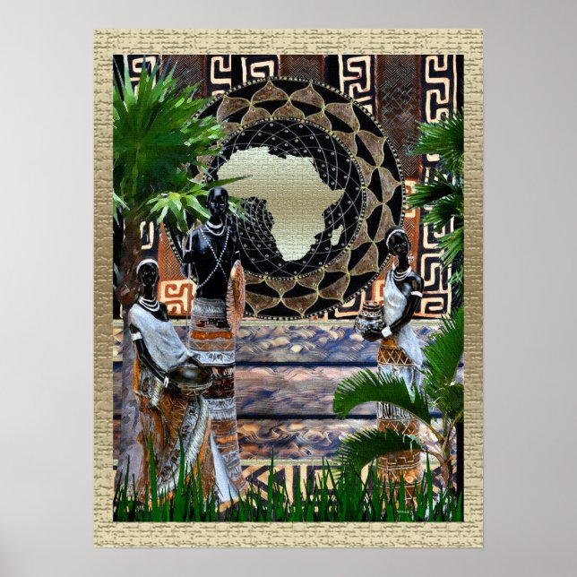 Póster África: El Jardín del Edén (Frente)
