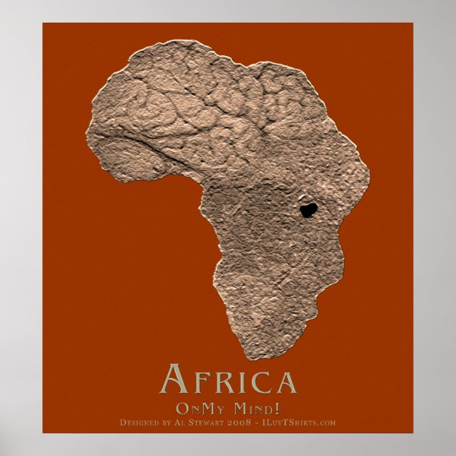 Póster África En Mi Mente (Frente)