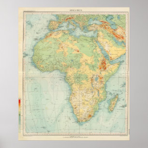 Póster África Física 10506