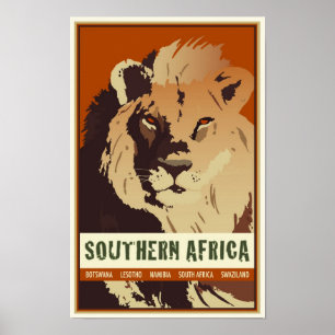 Póster África meridional