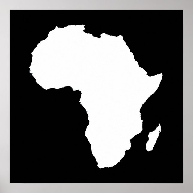 Póster África negra y audaz (Frente)