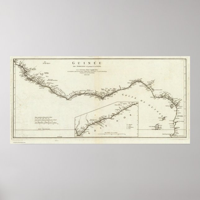 Póster África Occidental Central (Frente)