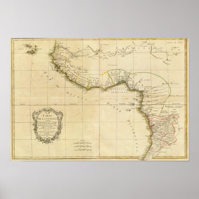Póster África occidental y central (Frente)