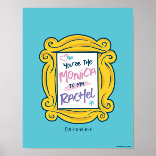 Póster ÁFRICA™ Peephole   Eres la Monica a mi Rachel