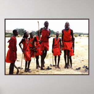 Póster Africa – People in Red