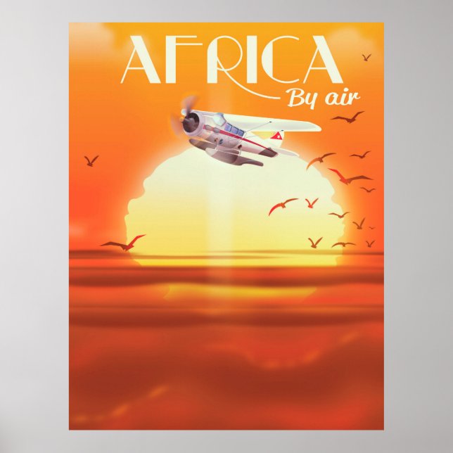Póster África por Aire (Frente)