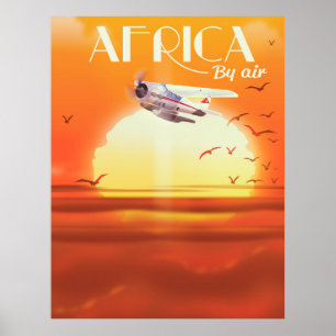 Póster África por el aire