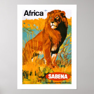 Póster África ~ Sabena