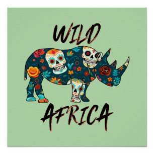 Póster África salvaje